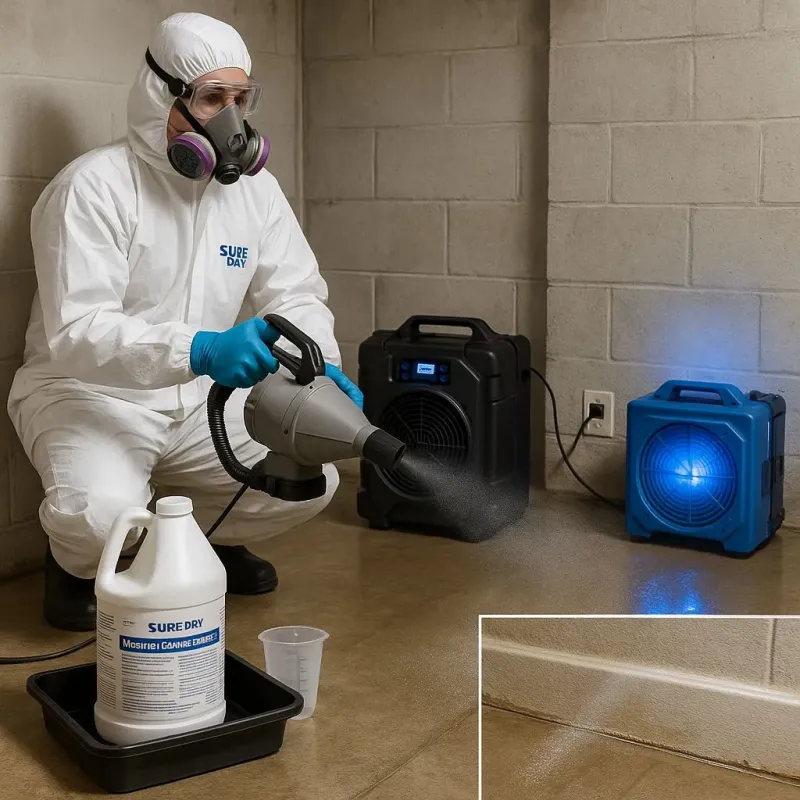 Sanitization and Odor Removal process in Holiday Shores, IL