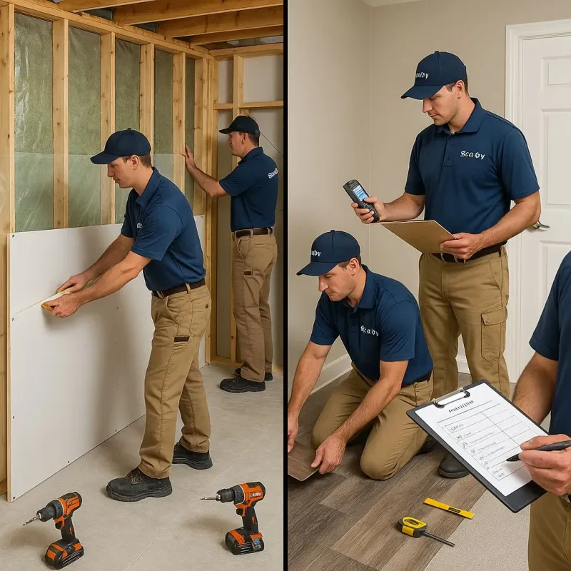 Repairs and Reconstruction process in Holiday Shores, IL